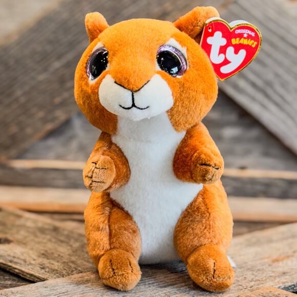 Pair of Woodland TY Beanie Boos-Squire the Squirrel and Buckley the Fawn-NWT-6"H - Picture 9 of 12